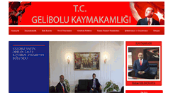 Desktop Screenshot of gelibolu.gov.tr