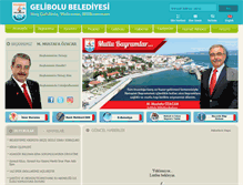 Tablet Screenshot of gelibolu.bel.tr